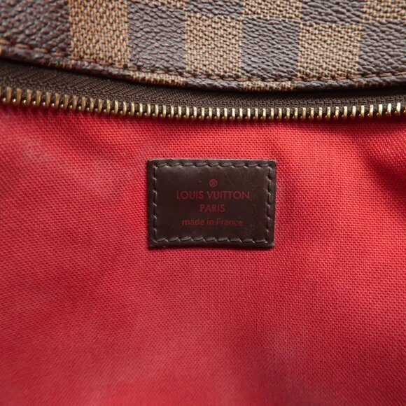 100% Authentic Louis Vuitton Bloomsbury Brown Damier Ebene Canvas Shoulder Bag - Picture 11 of 12